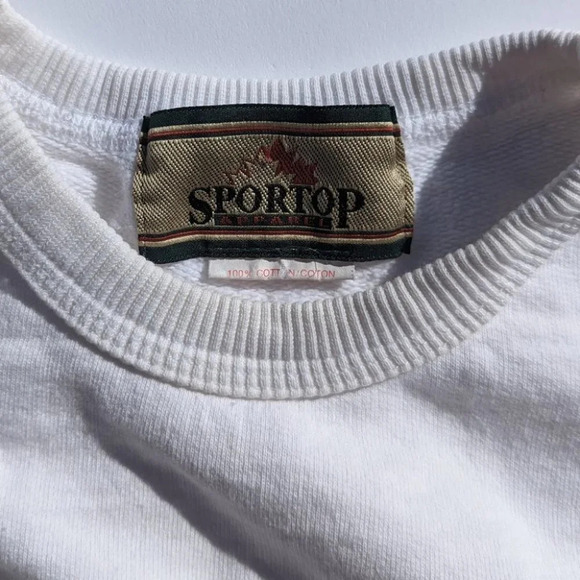 Vintage Sportop 1999 Magnus in the Park White Crew Neck Sweater Small *stain - Picture 4 of 10